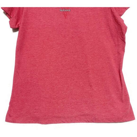 Harley Davidson Santa Fun T-Shirt Women's XXL Indianapolis Red Short Sleeve NEW - Picture 3 of 8